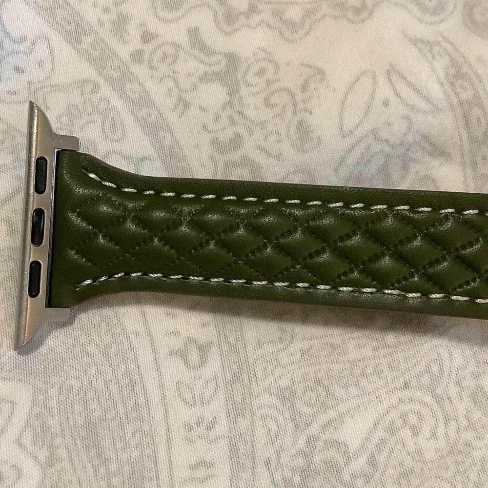 New Green Braided Watch Band NIP